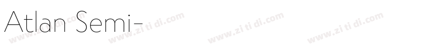 Atlan Semi字体转换
